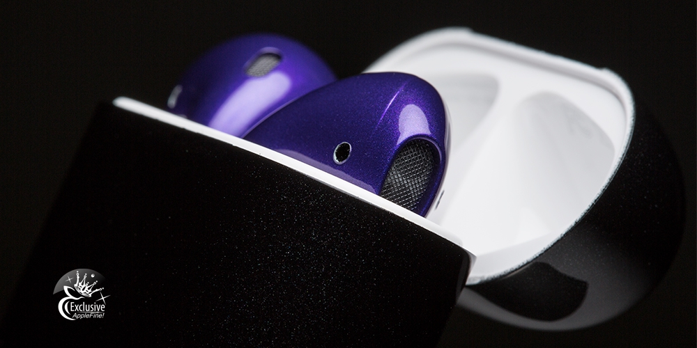 Эксклюзивные наушники  Air Pods Violet